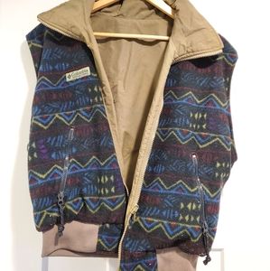 Columbia Reversable retro winter/ski vest